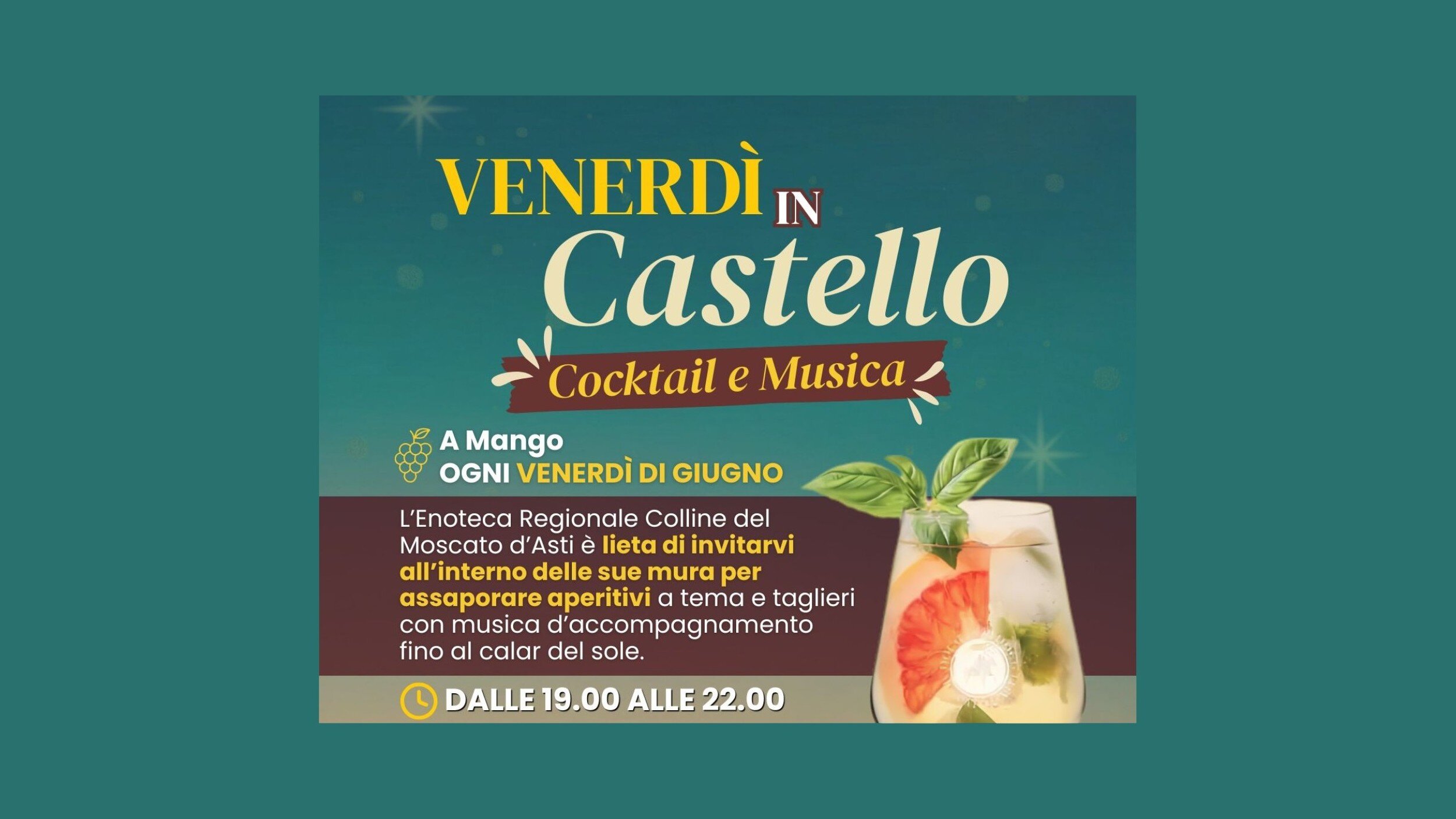 Friday at the Castle – Cocktails & Music
